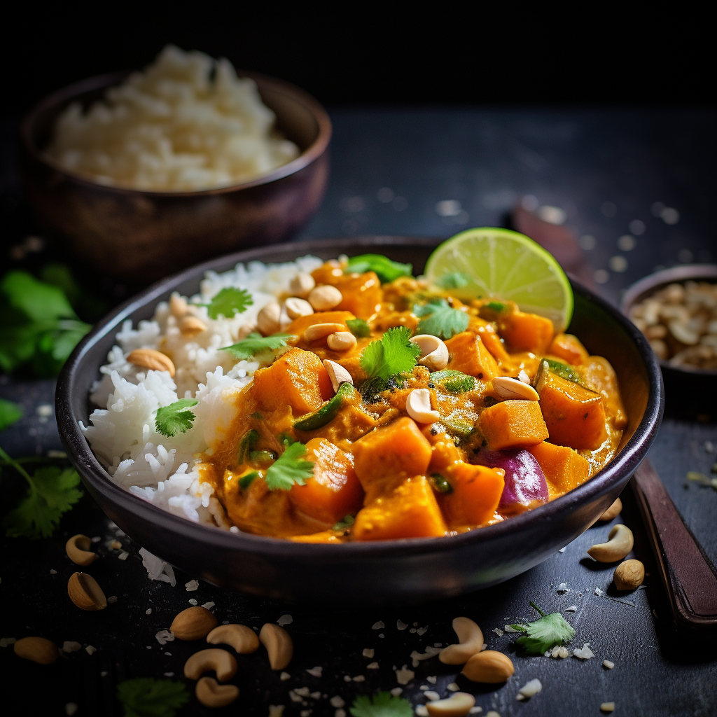 Sweet Potato & Peanut Curry